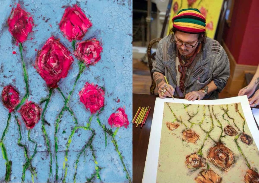 Le opere di Johnny Depp a Milano: la bellezza che nasce dalle&nbsp;crepe